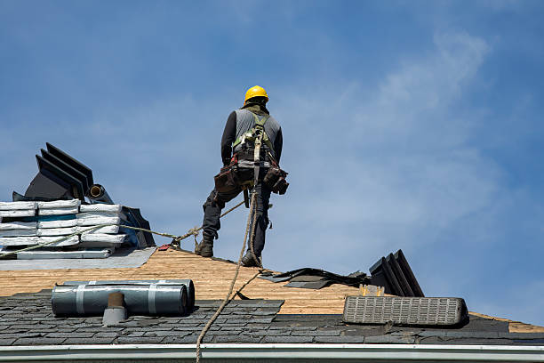 Professional Flat Roof Repair technician working in Middletown, CT